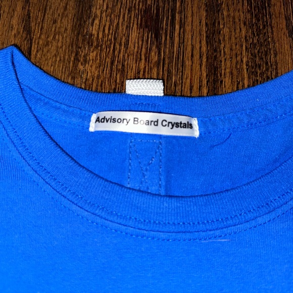 Advisory Board Crystals ABC Graphic Logo Blue T-Shirt Size Large - Picture 4 of 6